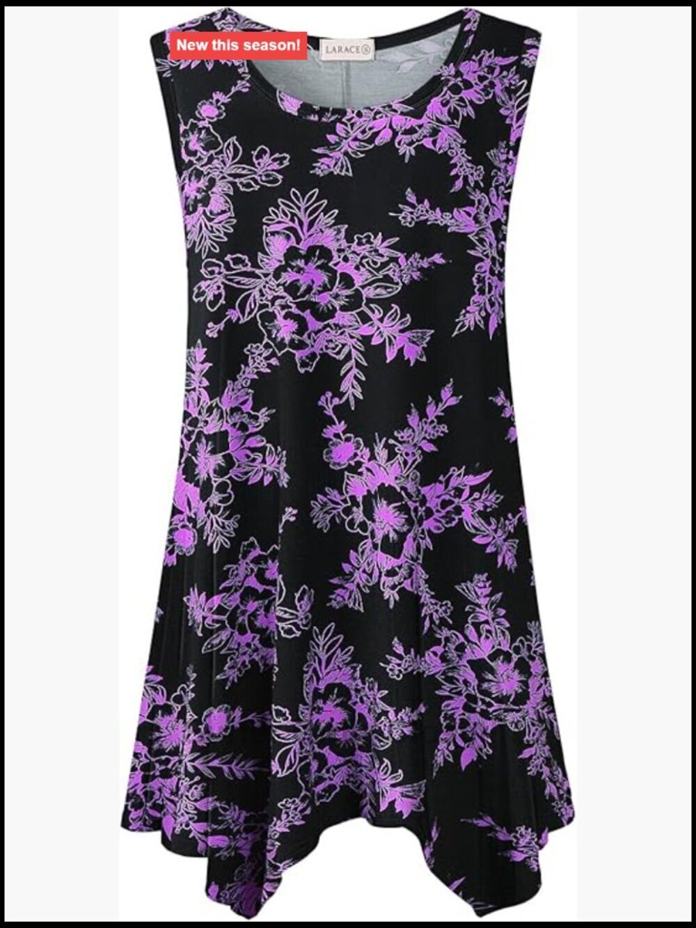 Plus Size Sleeveless Tank Top - 95% Rayon 5% Spandex
